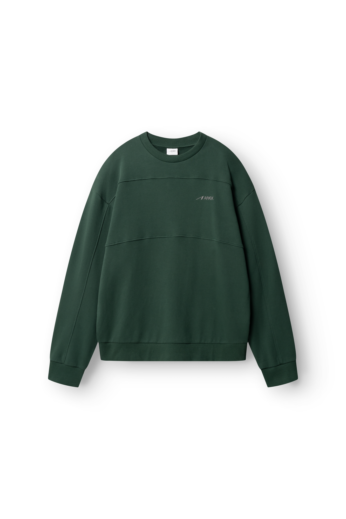 ARKK Apparel Panel Crew | Dark Green Panel Crew